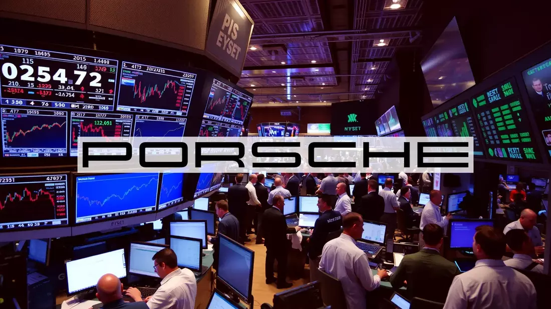Porsche AG Shares Face Mounting Pressure from Chinese Market Shift Illustration mit AI erstellt übermittelt durch boerse-global.de