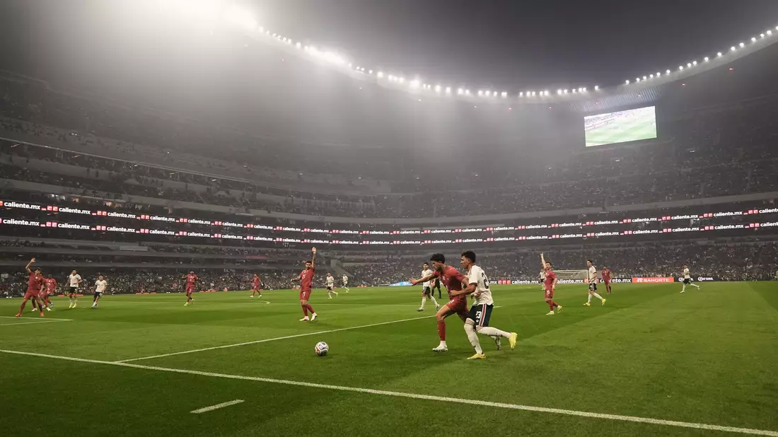 Das Aztekenstadion in Mexiko-Stadt war für Renovierungsarbeiten für mehr als zwei Jahre geschlossen. - Bild: Eduardo Verdugo/AP/dpa