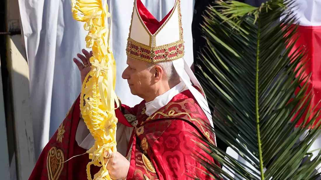 Es ist das erste Osterfest für Leo seit dessen Wahl zum Papst. - Bild: Alessandra Tarantino/AP/dpa