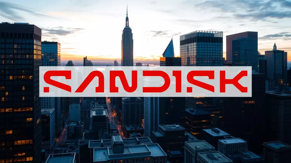 Los grandes capitales apuestan por SanDisk en un sector volátil Illustration mit AI erstellt übermittelt durch boerse-global.de