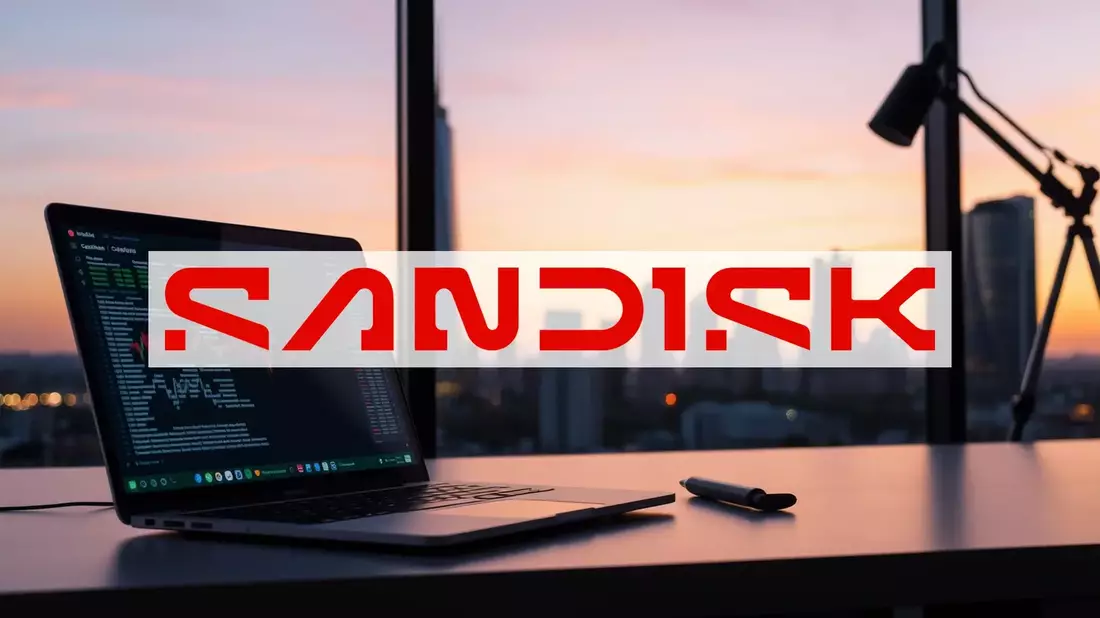 Major Institutions Capitalize on SanDisk's Market Dip Illustration mit AI erstellt übermittelt durch boerse-global.de