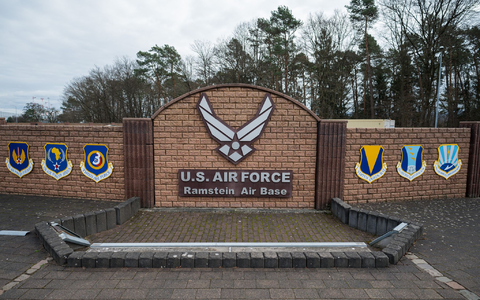Inwieweit der Luftwaffenstützpunkt Ramstein in Rheinland-Pfalz in die Angriffe verwickelt ist, ist unklar. (Archivbild) - Foto: Oliver Dietze/dpa