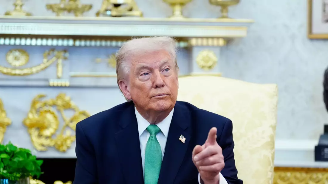 Trump hat Irans Öl im Blick.  - Bild: Alex Brandon/AP/dpa