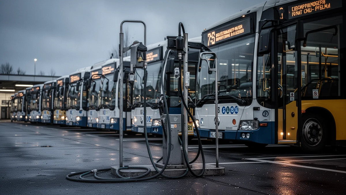 Nahverkehr in der Krise: Explodierende Dieselpreise bedrohen Buslinien - Foto: über boerse-global.de