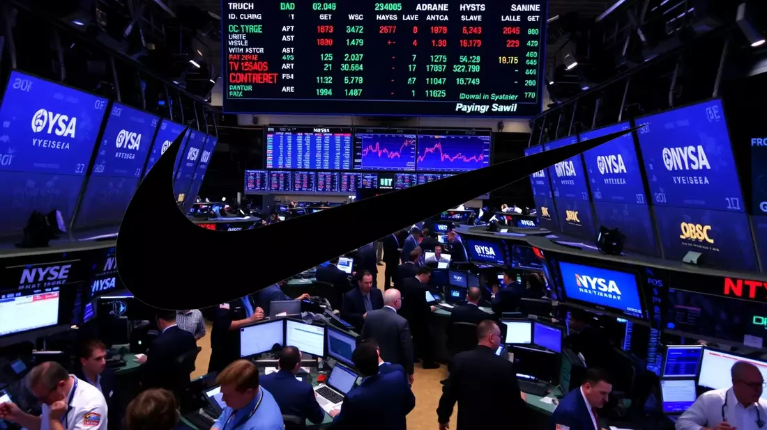 Nike Faces Billion-Dollar Headwinds Ahead of Earnings Report Illustration mit AI erstellt übermittelt durch boerse-global.de