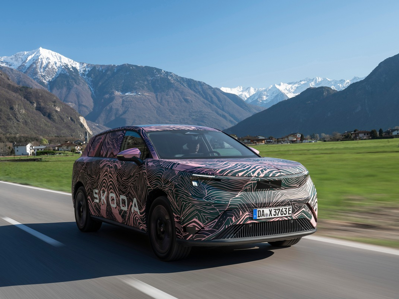 Škoda Peaq: Ein erster Ausblick auf das neue Elektro-Flaggschiff von Škoda - Foto: presseportal.de
