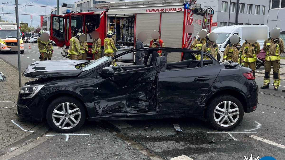 POL-DU: Wanheimerort: Unfall mit mehreren verletzten Person - Foto: presseportal.de