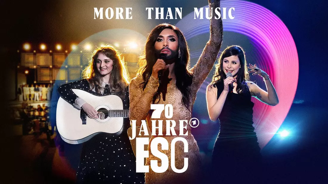 Mehr als Musik: Jubiläumsdokumentation 70 Jahre ESC - More than Music- eine lebendige Zeitreise durch sieben Jahrzehnte Eurovision Song Contest - Bild: presseportal.de