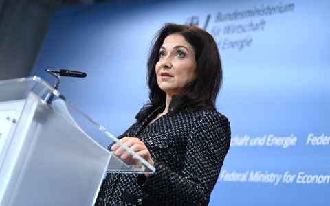 Wirtschaftsministerin Reiche in Berlin.  - Foto: Elisa Schu/dpa