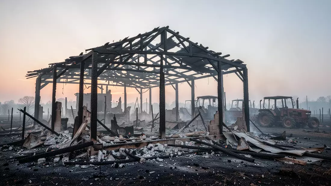 Brand auf Rietberger Hof: 1500 Puten verendet, Millionenschaden - Bild: über boerse-global.de