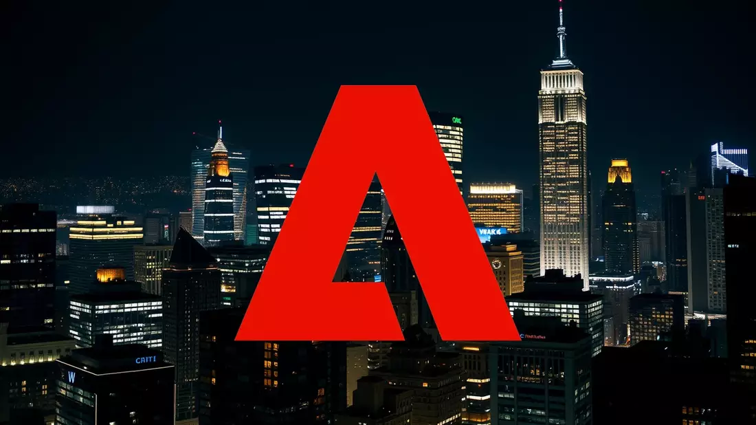 Adobe: Crecimiento Sólido, Confianza Frágil Illustration mit AI erstellt übermittelt durch boerse-global.de