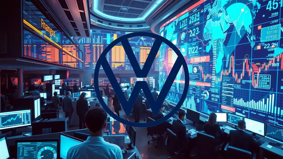 Volkswagen Stock Seeks Turnaround Following Steep Profit Decline Illustration mit AI erstellt übermittelt durch boerse-global.de