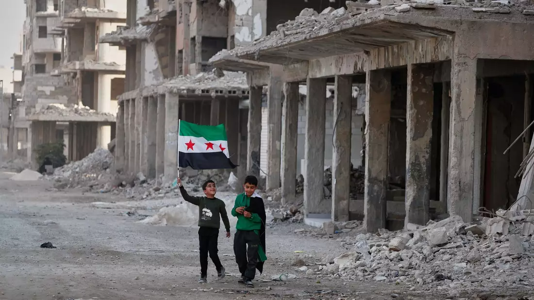In vielen Städten Syriens liegen immer noch ganze Viertel in Trümmern. (Archivbild) - Bild: Omar Sanadiki/AP/dpa