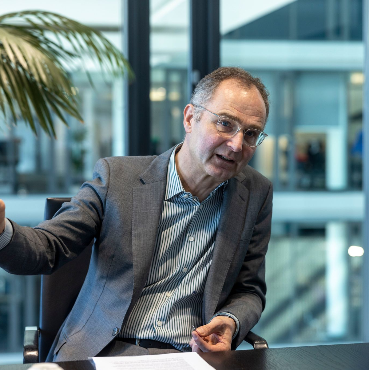 Deutsche-Börse-Chef Stephan Leithner plädiert für einen Ausbau der privaten und betrieblichen Altersvorsorge. - Foto: Helmut Fricke/dpa
