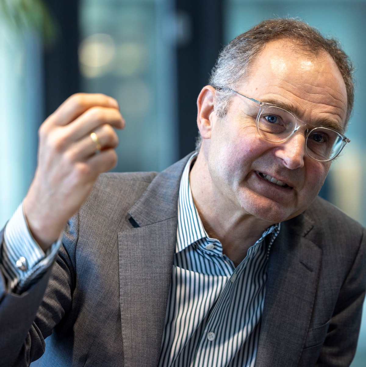 Börsenchef Leithner warnt vor Milliardenlasten in der gesetzlichen Rentenversicherung. - Foto: Helmut Fricke/dpa