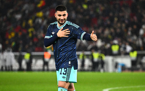 Deniz Undav bejubelt seinen Siegtreffer gegen Ghana.  - Foto: Tom Weller/dpa