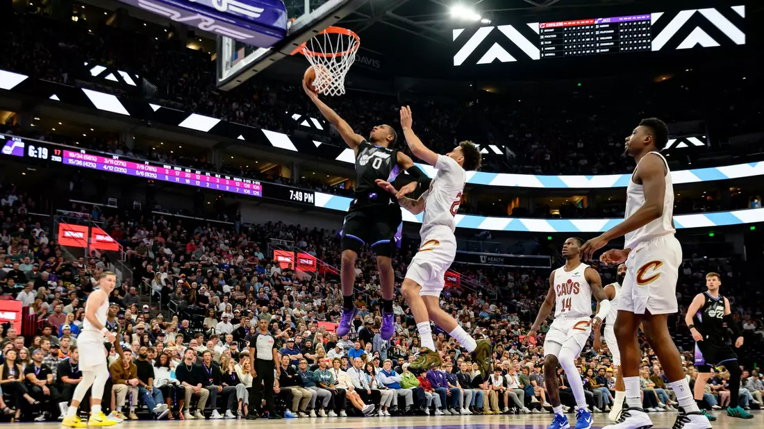 Die Cavaliers holten sich den Sieg in Salt Lake City. - Bild: Tyler Tate/AP/dpa