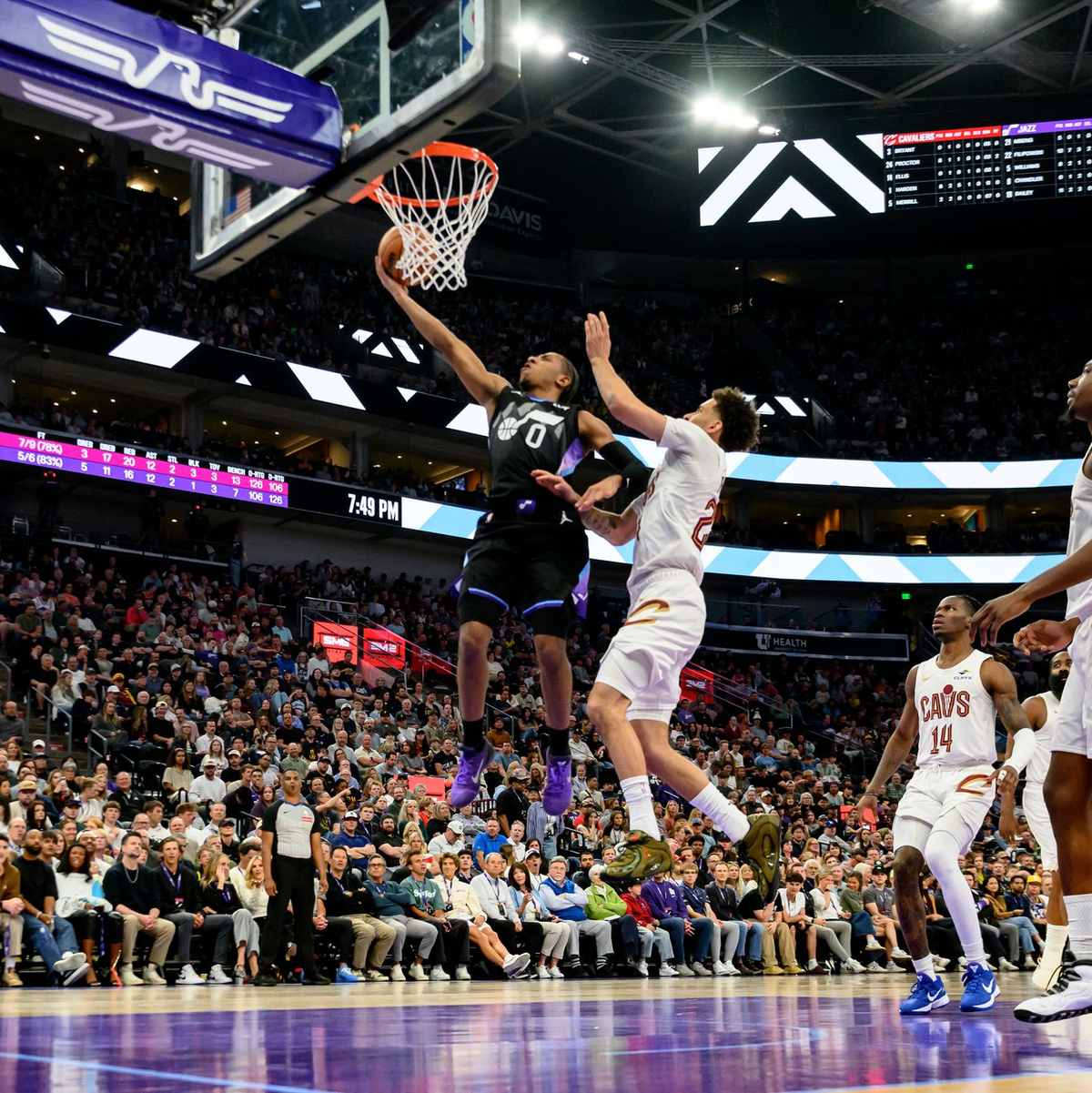 Die Cavaliers holten sich den Sieg in Salt Lake City. - Foto: Tyler Tate/AP/dpa