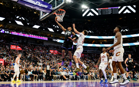 Die Cavaliers holten sich den Sieg in Salt Lake City. - Foto: Tyler Tate/AP/dpa