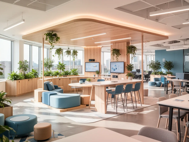 Bürogestaltung 2026: Vom Arbeitsplatz zum sozialen Hub - Foto: über boerse-global.de