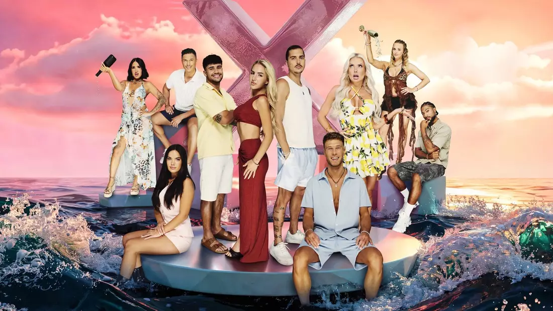 Francesca Morgese Alan Wey Henna Urrehman Leandro Fünfsinn Emma Fernlund Tim Kühnel Daniel Fischer Sabrina Wlk Christin Pawlowski Calvin Ogara Match My Ex - Bild: Joyn/Renè Lohse, presseportal.de