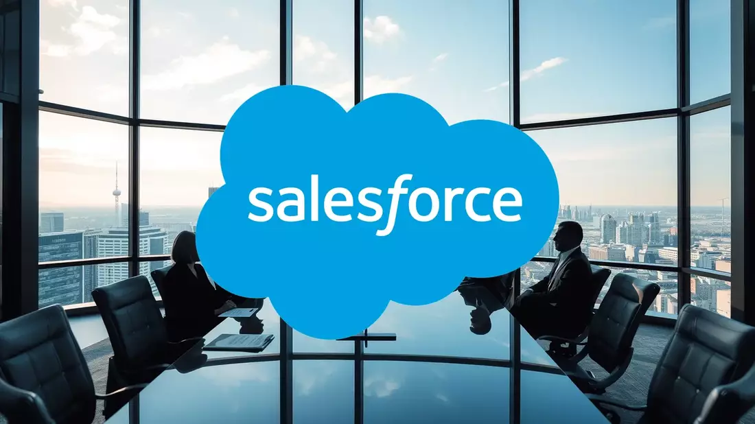 Salesforce: Un rescate accionario multimillonario que no frena la caída Illustration mit AI erstellt übermittelt durch boerse-global.de