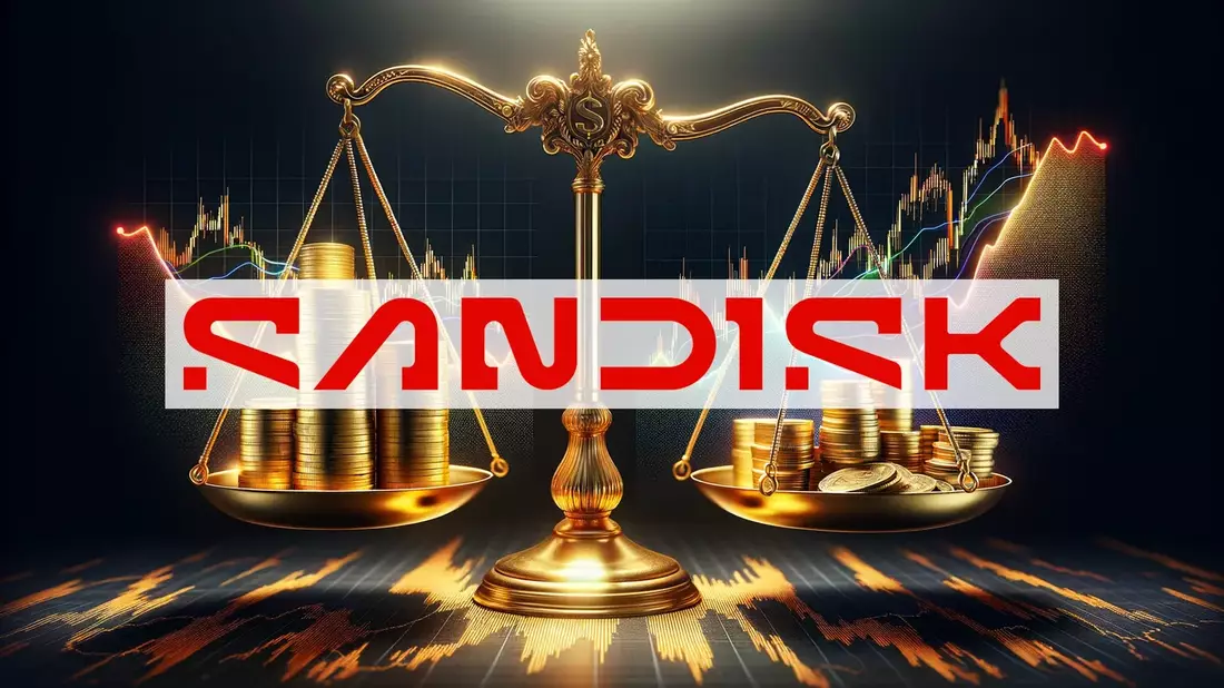 SanDisk: ¿Pausa técnica o cambio de tendencia tras una espectacular revalorización? Illustration mit AI erstellt übermittelt durch boerse-global.de