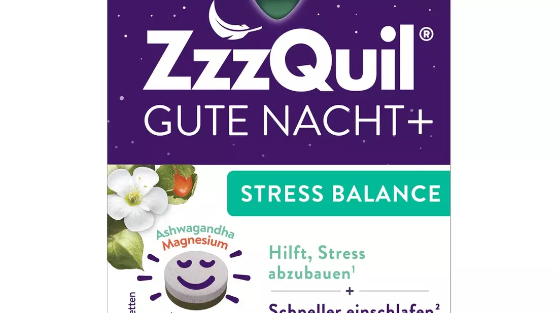 NEU von der Nr. 1 Schlafmarke in Europa[1] - WICK ZzzQuil® Gute Nacht + Stress Balance: Lösung für weniger Stress[2] und besseren Schlaf[3] - Bild: presseportal.de