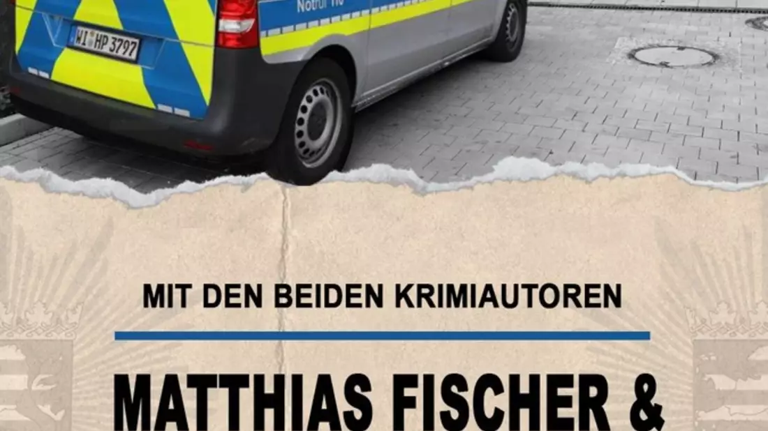 POL-OF: Krimilesung im Polizeipräsidium Südosthessen: Ein spannender Abend mit den beiden regionalen Krimiautoren Thorsten Fiedler und Matthias Fischer - Bild: presseportal.de