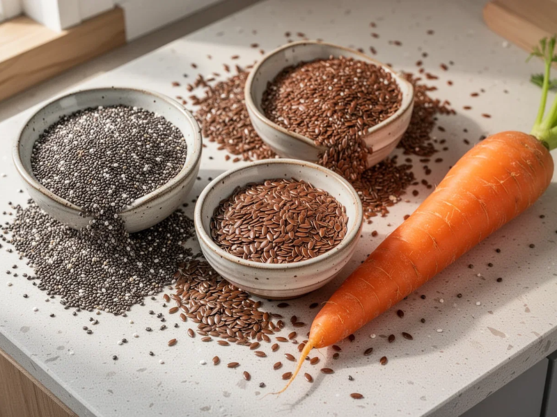 Chia, Leinsamen und Karotte: Das neue Superfood-Trio - Foto: über boerse-global.de