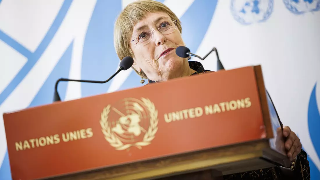 Michelle Bachelet wäre die erste Frau, die die UN leitet. (Archivfoto) - Bild: Valentin Flauraud/KEYSTONE/dpa