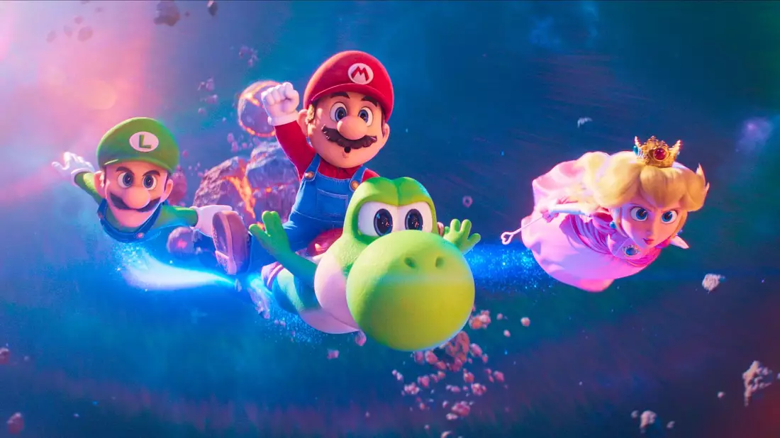 Im neuen Film geht es für die Helden diesmal ins All.  - Bild: -/Universal Studios/Nintendo/dpa