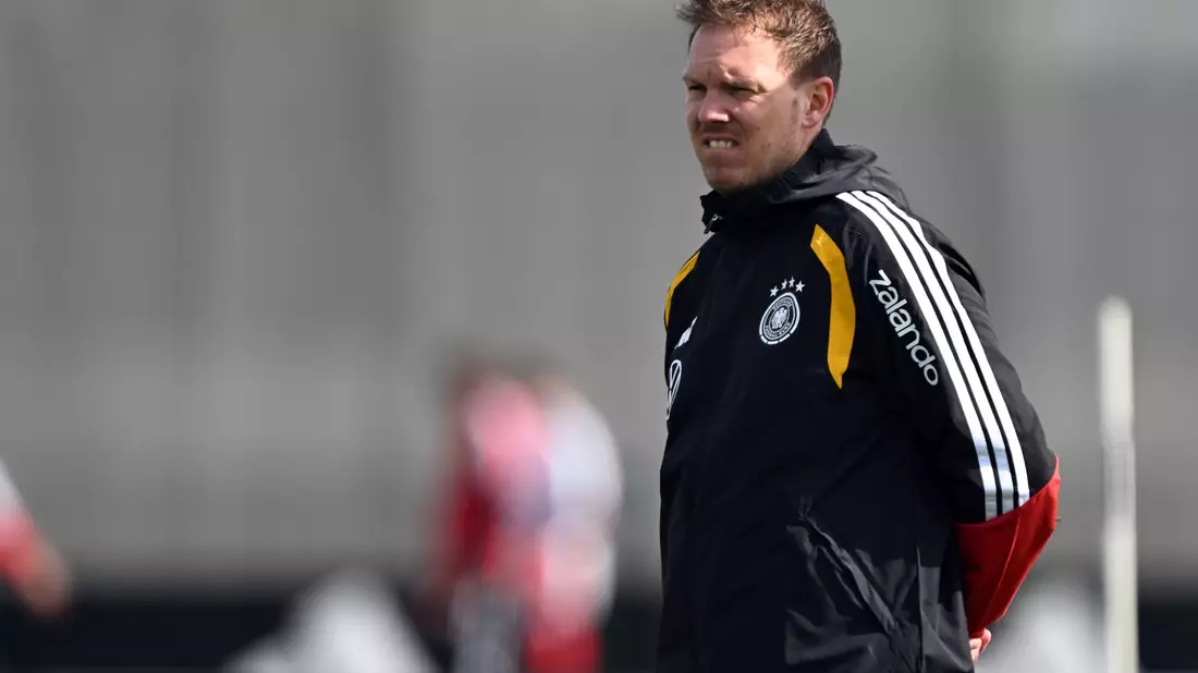 Wer darf mit? Bundestrainer Julian Nagelsmann wird seinen WM-Kader im Mai bekanntgegeben. (Archivbild) - Bild: Federico Gambarini/dpa