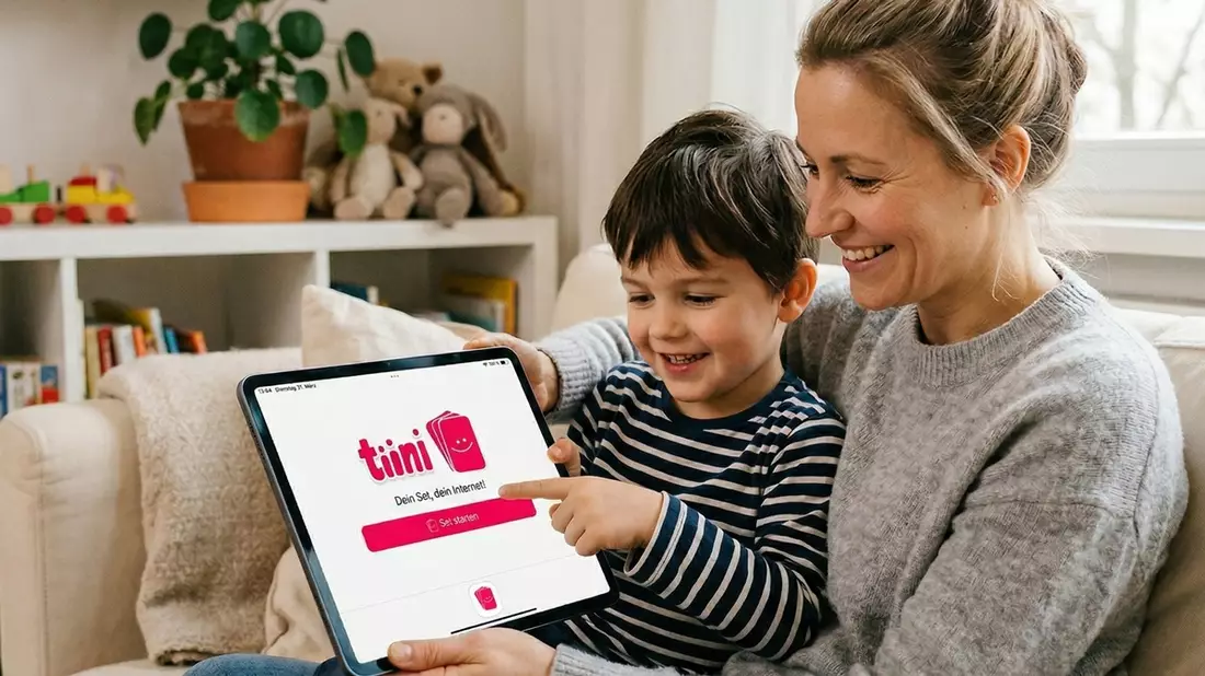 tiini.app wächst weiter: Immer mehr Familien setzen auf kuratierten Zugang statt freier Plattformnutzung - Bild: presseportal.de