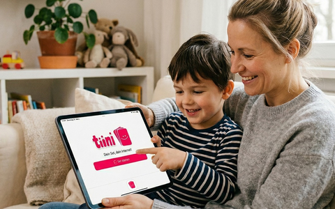 tiini.app wächst weiter: Immer mehr Familien setzen auf kuratierten Zugang statt freier Plattformnutzung - Foto: presseportal.de