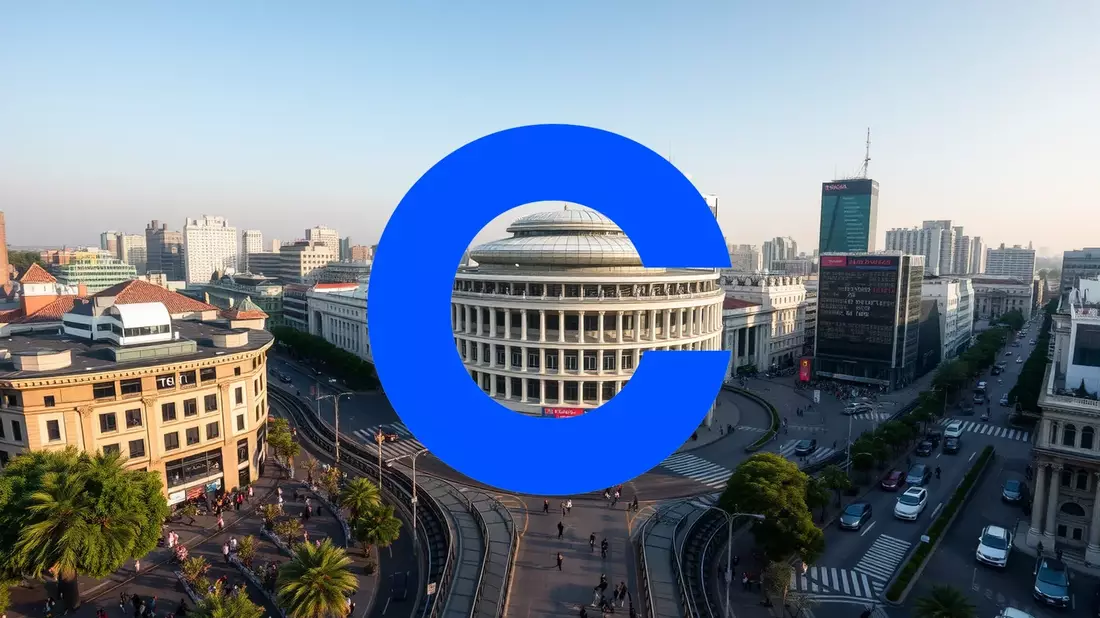 La geopolítica marca el pulso de Coinbase en los mercados Illustration mit AI erstellt übermittelt durch boerse-global.de