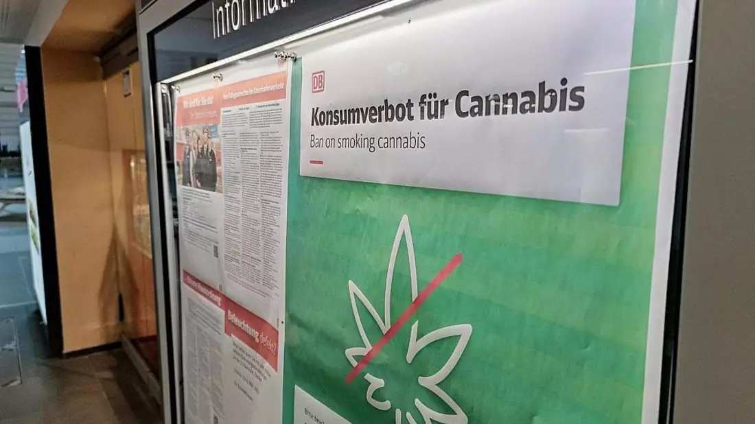 Cannabis-Verbot bei der Deutschen Bahn (Archiv) - Bild: via dts Nachrichtenagentur