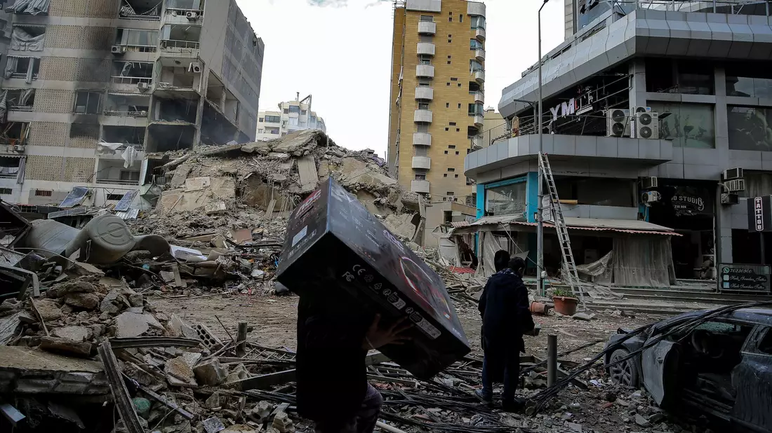 Israel griff erneut Ziele in der libanesischen Hauptstadt Beirut an. (Archivbild) - Bild: Marwan Naamani/dpa