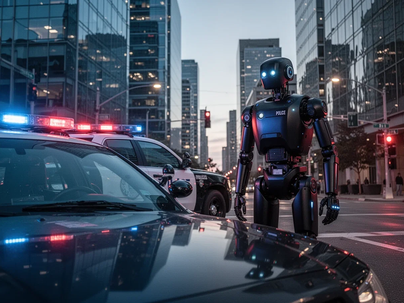 Roboter-Polizisten: 2027 wird zum Schicksalsjahr für KI auf Streife - Foto: über boerse-global.de
