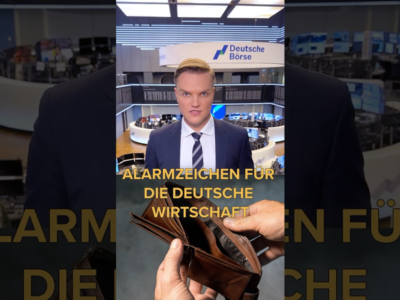 Alarmzeichen für die Deutsche Wirtschaft - Foto: inside-wirtschaft.de