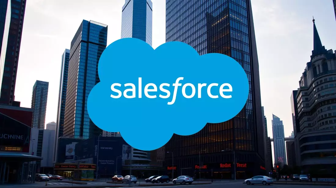 La estrategia de Salesforce: diversificar en IA frente al dominio de Microsoft Illustration mit AI erstellt übermittelt durch boerse-global.de