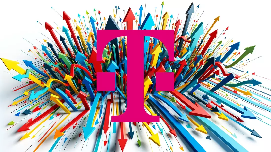 Deutsche Telekom Shares Reach New High Amid Leadership Transition Illustration mit AI erstellt übermittelt durch boerse-global.de