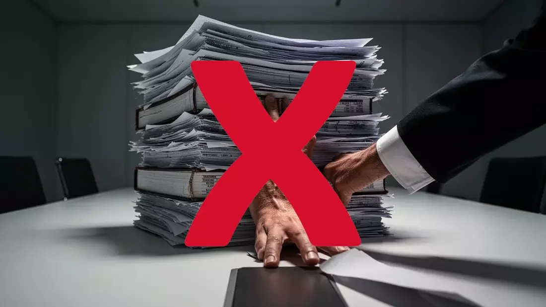 Xerox Aktie: Pastor gegen Schuldenberg Illustration mit AI erstellt übermittelt durch boerse-global.de
