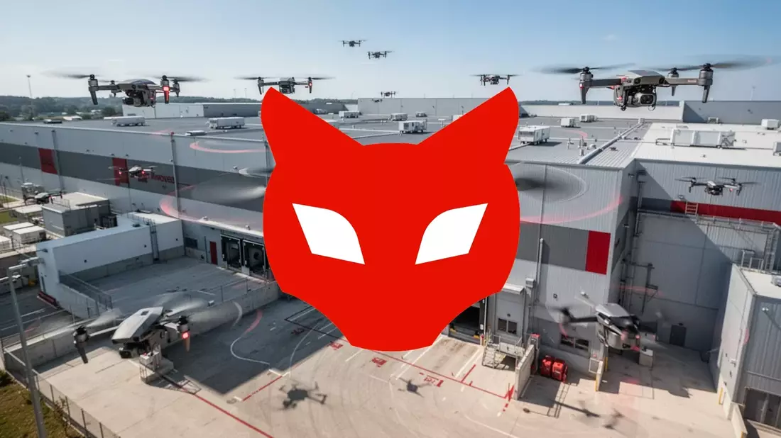 Red Cat Aktie: Drohnen-Übernahme perfekt Illustration mit AI erstellt übermittelt durch boerse-global.de