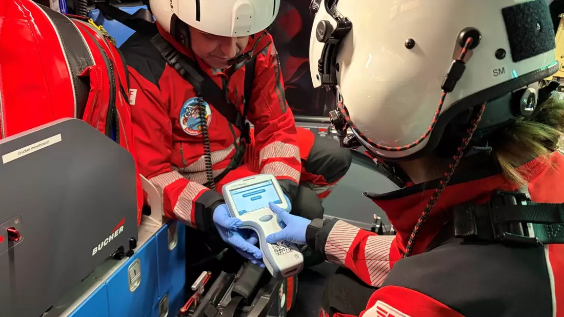 Hirnblutungen mit einem Bluttest am Einsatzort erkennen / DRF Luftrettung testet innovatives Verfahren in Rendsburg und Niebüll - Bild: presseportal.de