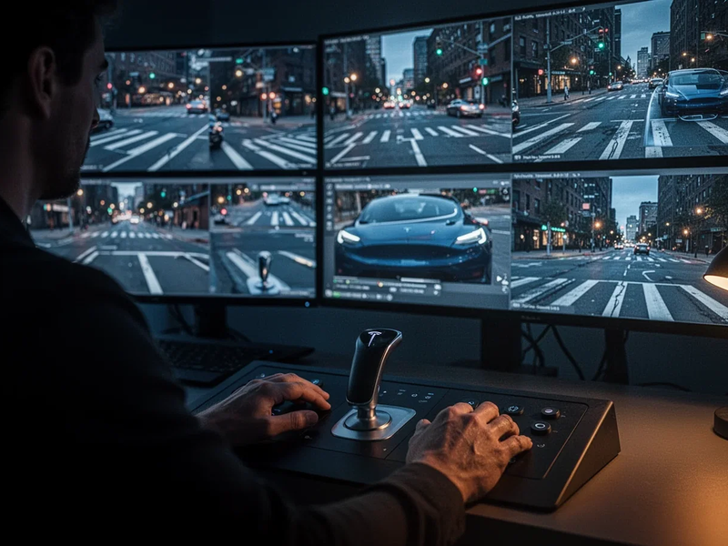 Teslas Robotaxi-Traum braucht menschliche Nothelfer - Foto: über boerse-global.de