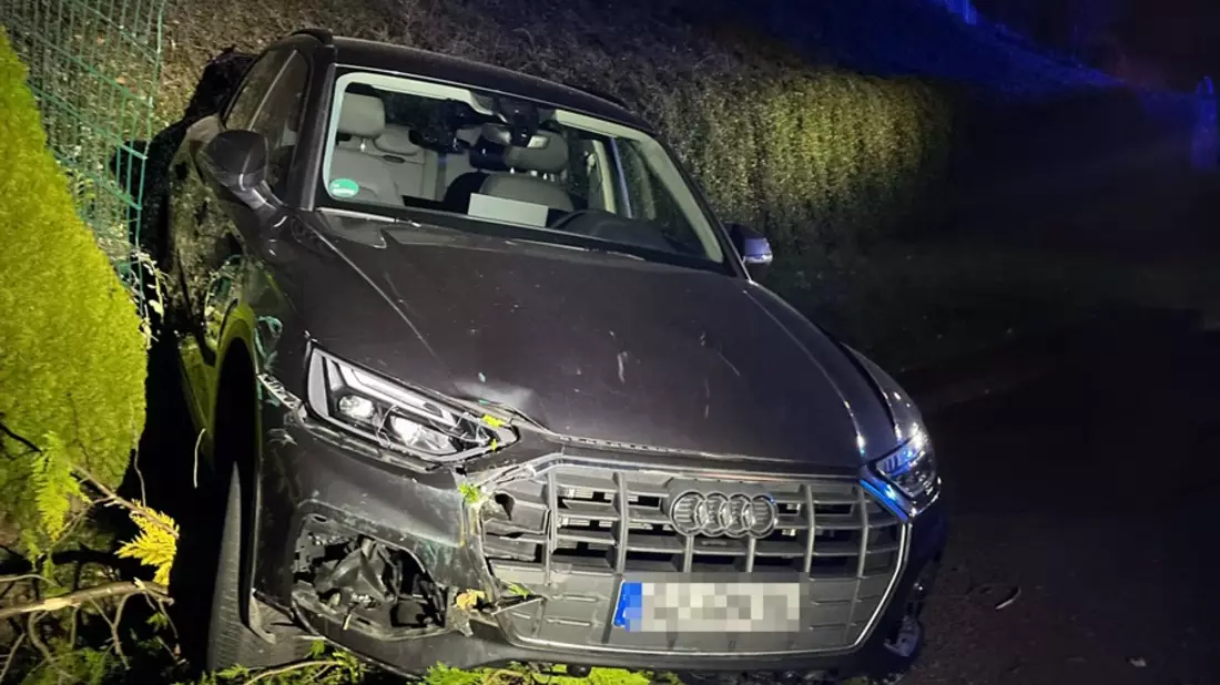 POL-SI: Audi machte sich selbständig und fuhr durch mehrere Gärten -#polsiwi - Bild: presseportal.de