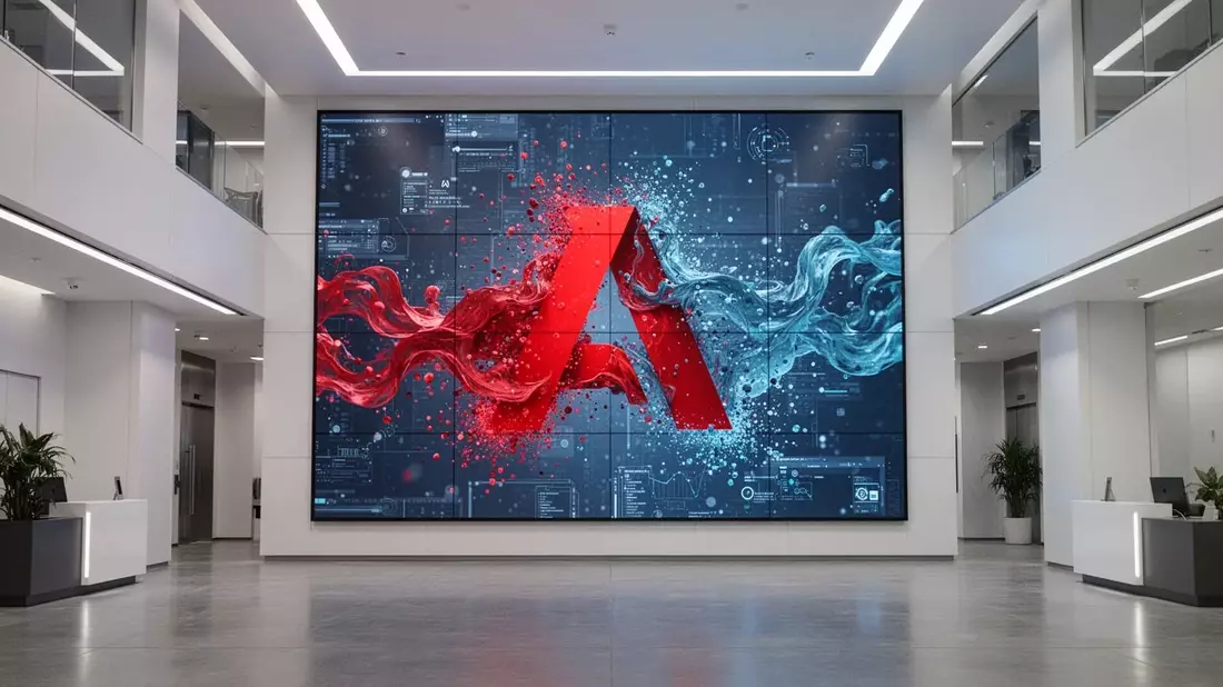 Adobe Aktie: Günstig oder Wertfalle? - Bild: über boerse-global.de