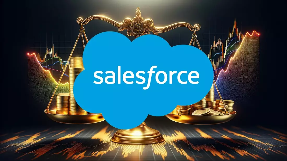 Salesforce: El optimismo analítico desafía la corrección bursátil Illustration mit AI erstellt übermittelt durch boerse-global.de