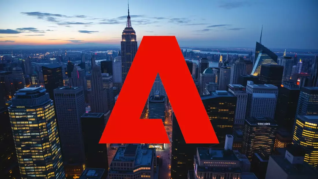 Adobe: Un Desfase Entre Resultados Sólidos y Desconfianza del Mercado Illustration mit AI erstellt übermittelt durch boerse-global.de